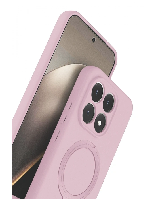 Newface Xiaomi Mi 15T Regal Magsafe Standlı Kapak - Açık Pembe