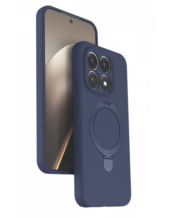 Newface Xiaomi Mi 15T Regal Magsafe Standlı Kapak - Lacivert