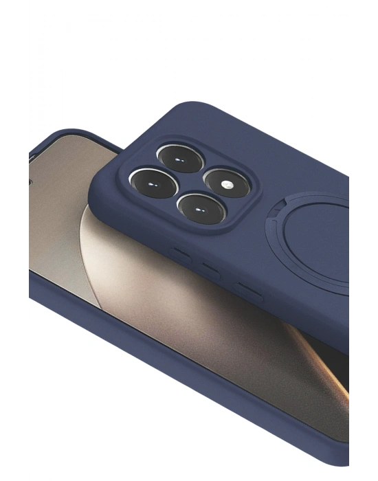 Newface Xiaomi Mi 15T Regal Magsafe Standlı Kapak - Lacivert