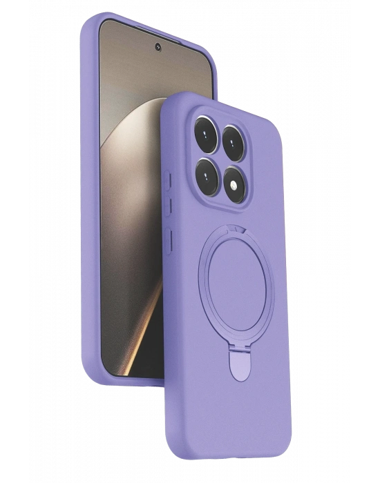 Newface Xiaomi Mi 15T Regal Magsafe Standlı Kapak - Lila