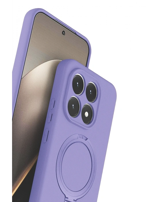 Newface Xiaomi Mi 15T Regal Magsafe Standlı Kapak - Lila