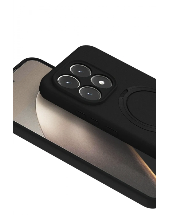 Newface Xiaomi Mi 15T Regal Magsafe Standlı Kapak - Siyah