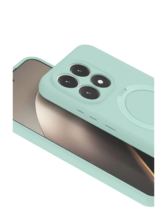 Newface Xiaomi Mi 15T Regal Magsafe Standlı Kapak - Su Yeşili