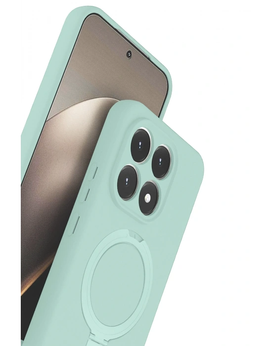 Newface Xiaomi Mi 15T Regal Magsafe Standlı Kapak - Su Yeşili