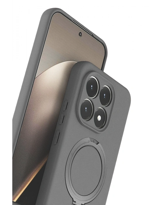 Newface Xiaomi Mi 15T Regal Magsafe Standlı Kapak - Titan Gri