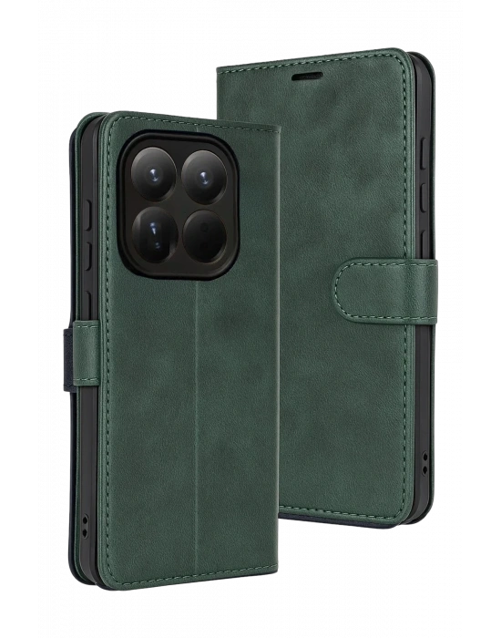 Newface Xiaomi Mi 15T Trend S Plus Kapaklı Kılıf - Yeşil