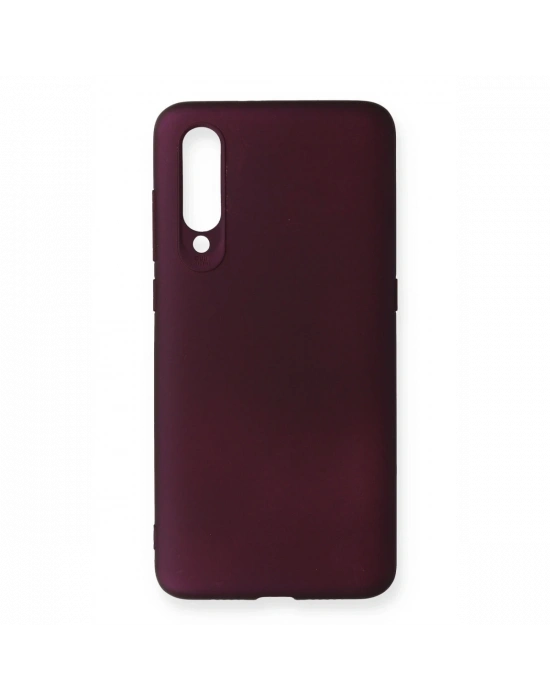 Newface Xiaomi Mi 9 Kılıf First Silikon - Mürdüm