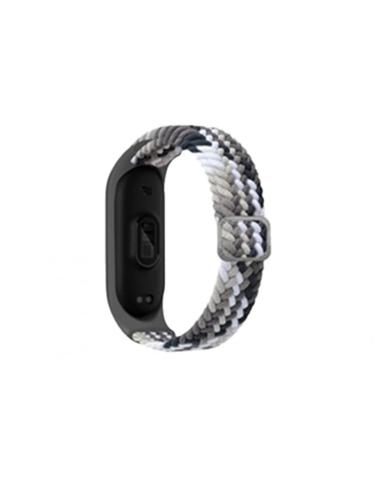 Newface Xiaomi Mi Band 4 Star Kordon - Gri-Siyah