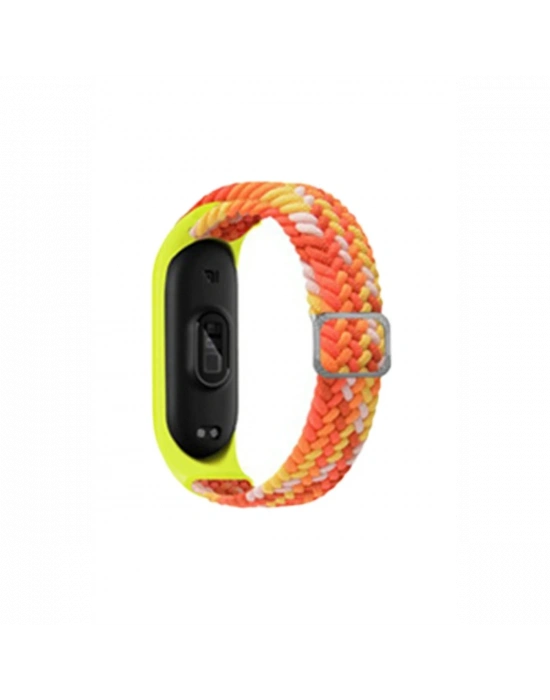 Newface Xiaomi Mi Band 4 Star Kordon - Turuncu-Sarı