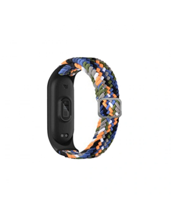 Newface Xiaomi Mi Band 6 Star Kordon - Gri-Turuncu