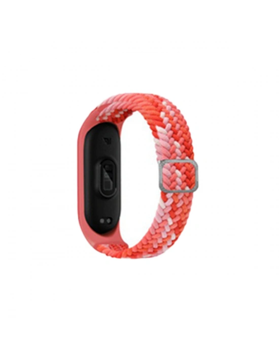 Newface Xiaomi Mi Band 6 Star Kordon - Pembe-Kırmızı
