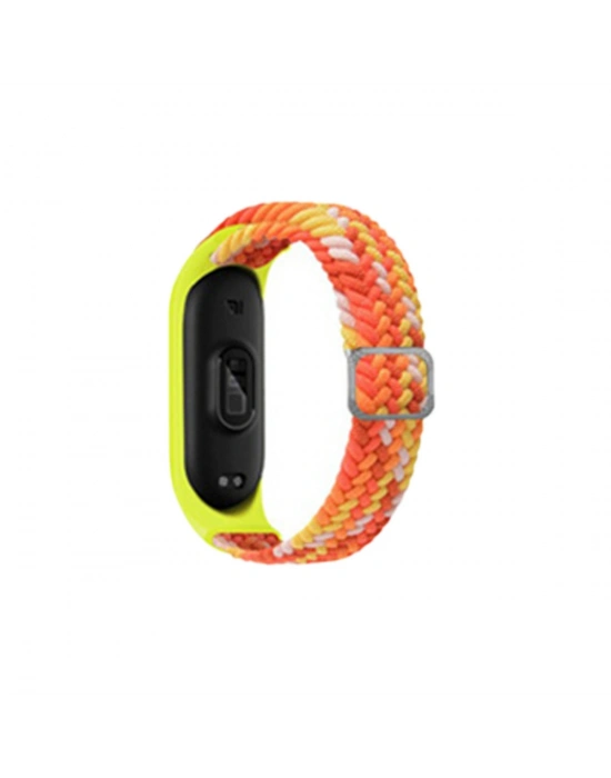 Newface Xiaomi Mi Band 6 Star Kordon - Turuncu-Sarı