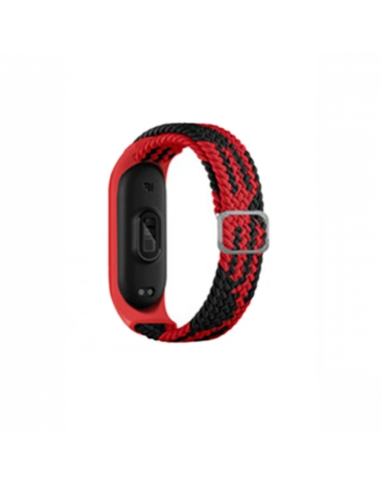 Newface Xiaomi Mi Band 7 Star Kordon - Kırmızı-Siyah