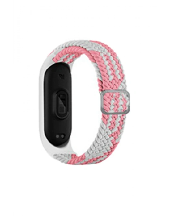 Newface Xiaomi Mi Band 7 Star Kordon - Pembe-Beyaz