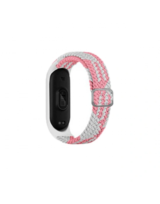 Newface Xiaomi Mi Band 7 Star Kordon - Pembe-Beyaz