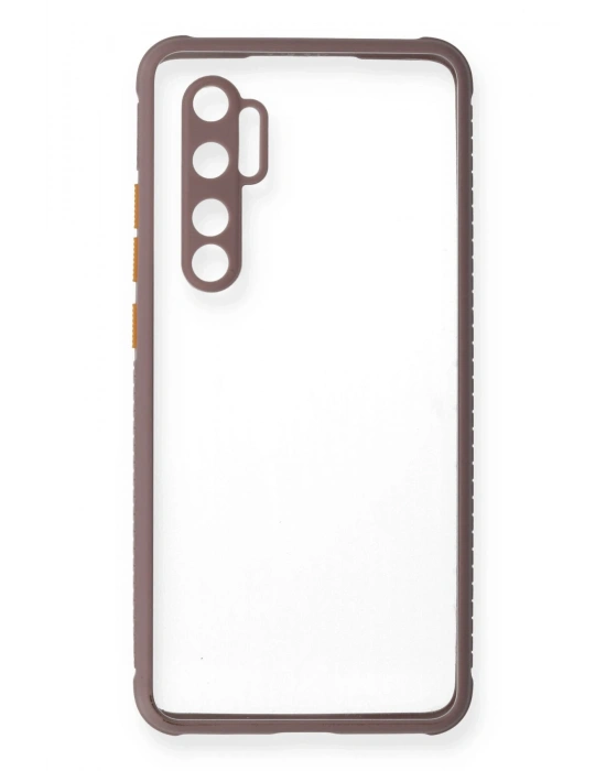 Newface Xiaomi Mi Note 10 Lite Kılıf Miami Şeffaf Silikon - Açık Mor