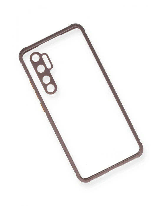 Newface Xiaomi Mi Note 10 Lite Kılıf Miami Şeffaf Silikon - Açık Mor