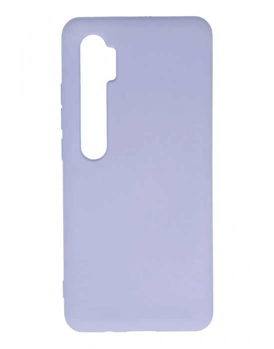 Newface Xiaomi Mi Note 10 Lite Kılıf Nano içi Kadife Silikon - Lila