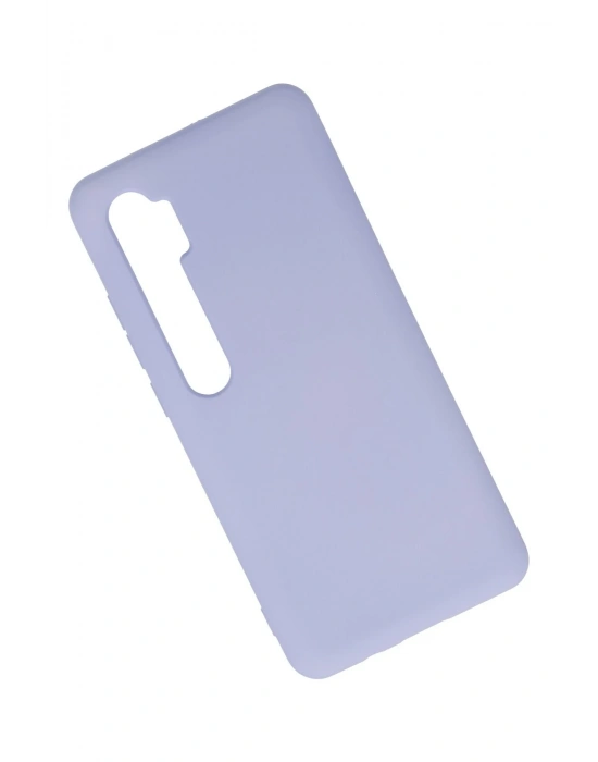 Newface Xiaomi Mi Note 10 Lite Kılıf Nano içi Kadife Silikon - Lila