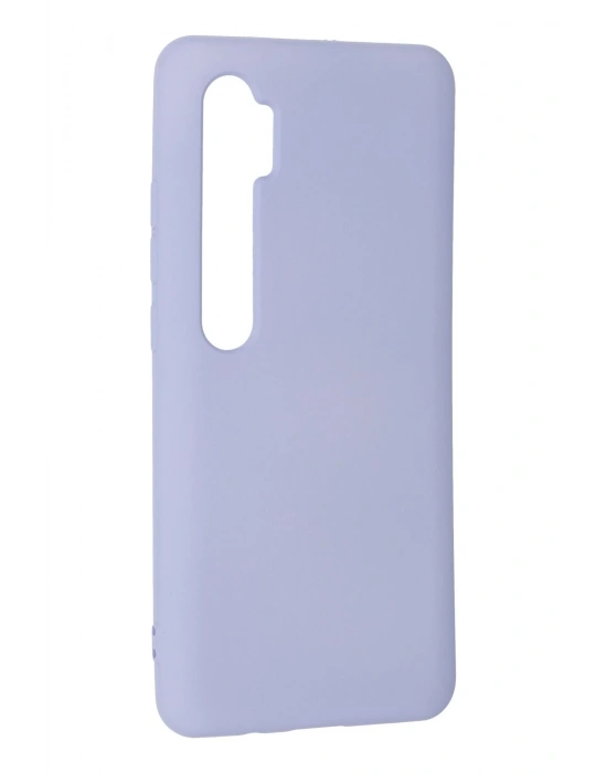 Newface Xiaomi Mi Note 10 Lite Kılıf Nano içi Kadife Silikon - Lila