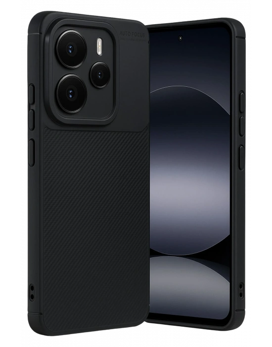 Newface Xiaomi Note 14 5G Auto Focus Karbon Kapak - Siyah