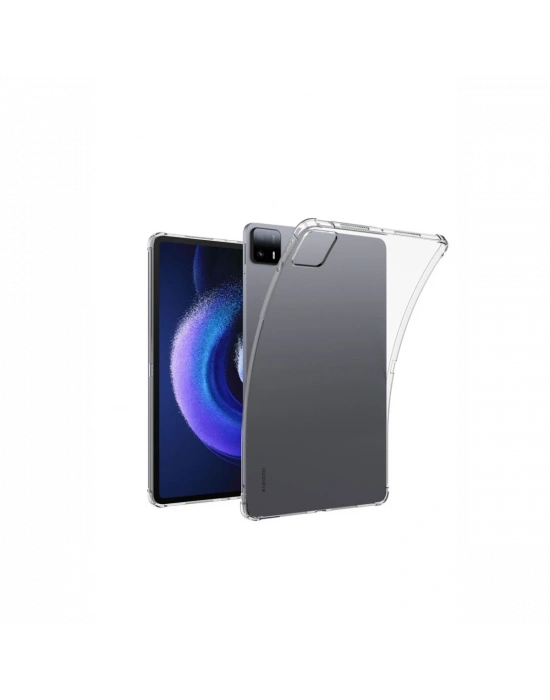 Newface Xiaomi Pad 6 Kılıf Anti Shock Tablet Silikon - Şeffaf