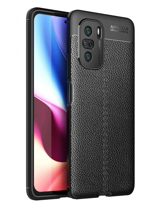 Newface Xiaomi Poco F3 Kılıf Auto Focus Kapak - Siyah