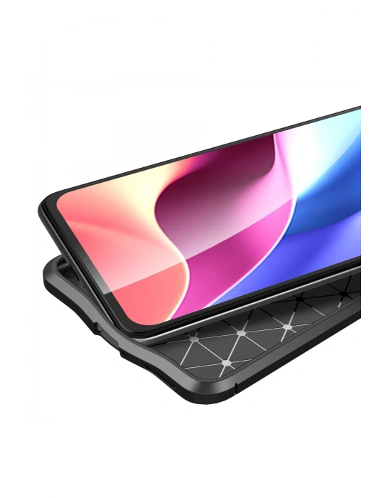 Newface Xiaomi Poco F3 Kılıf Auto Focus Kapak - Siyah