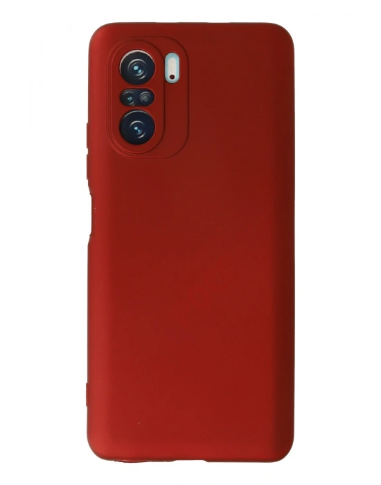 Newface Xiaomi Poco F3 Kılıf First Silikon - Kırmızı