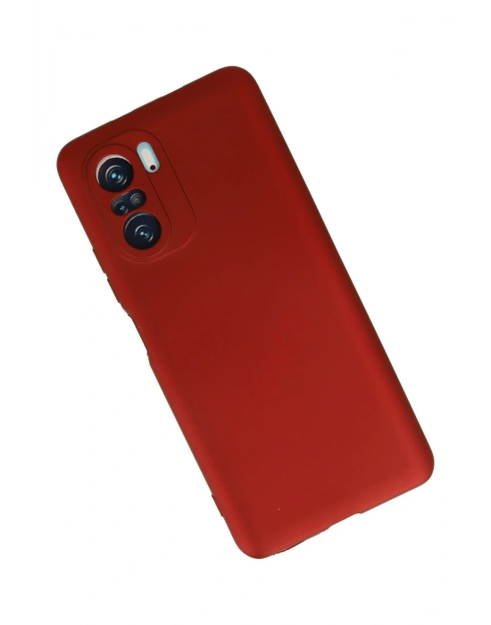 Newface Xiaomi Poco F3 Kılıf First Silikon - Kırmızı
