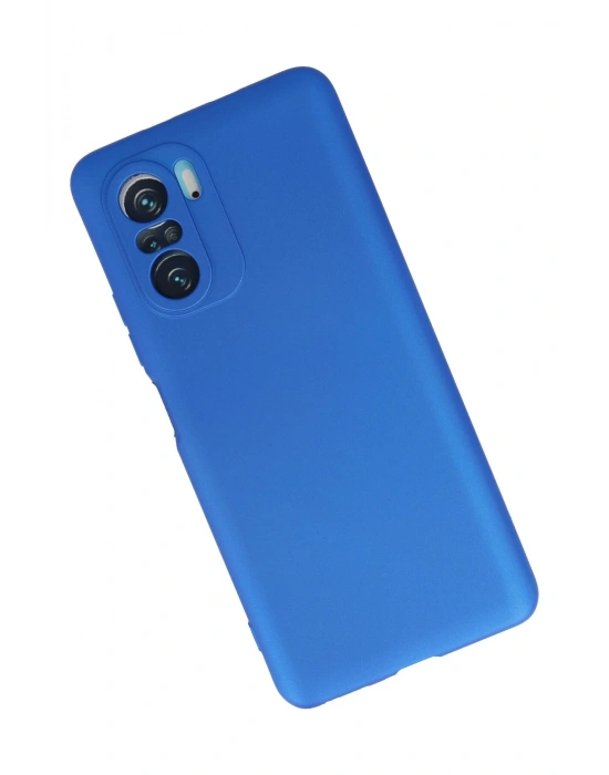 Newface Xiaomi Poco F3 Kılıf First Silikon - Mavi