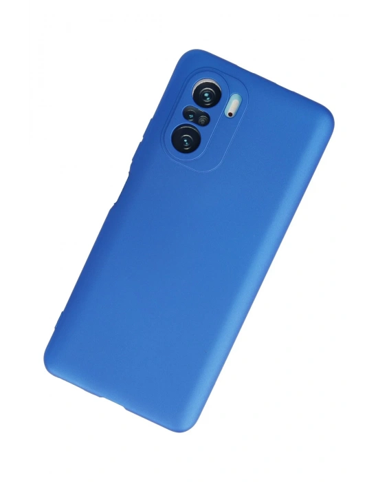 Newface Xiaomi Poco F3 Kılıf First Silikon - Mavi