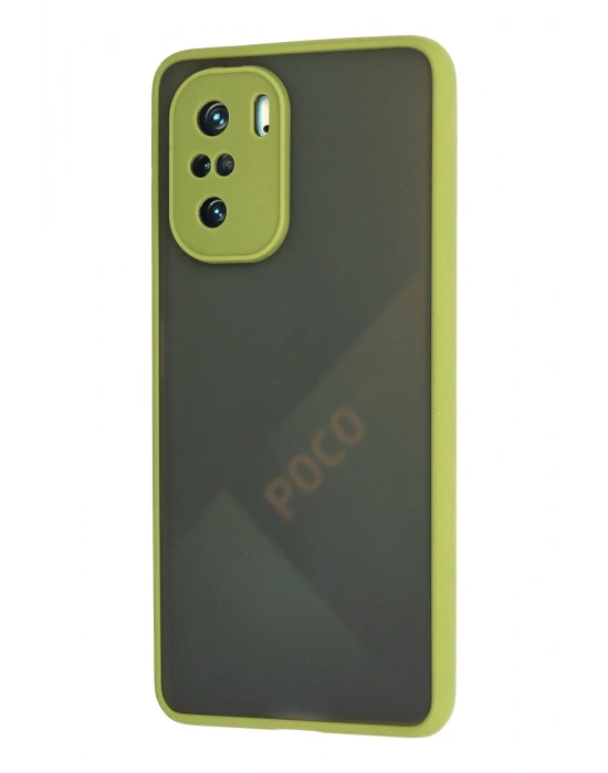 Newface Xiaomi Poco F3 Kılıf Montreal Silikon Kapak - Açık Yeşil