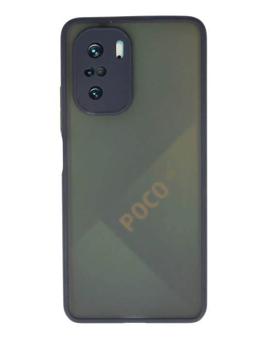 Newface Xiaomi Poco F3 Kılıf Montreal Silikon Kapak - Lacivert