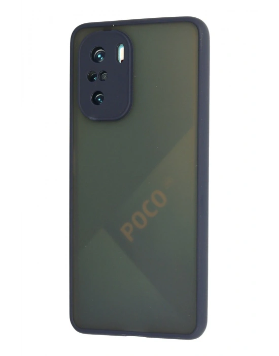 Newface Xiaomi Poco F3 Kılıf Montreal Silikon Kapak - Lacivert