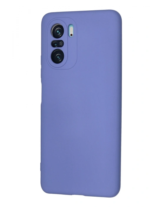 Newface Xiaomi Poco F3 Kılıf Nano içi Kadife Silikon - Lila