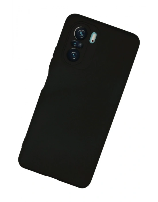 Newface Xiaomi Poco F3 Kılıf Nano içi Kadife Silikon - Siyah