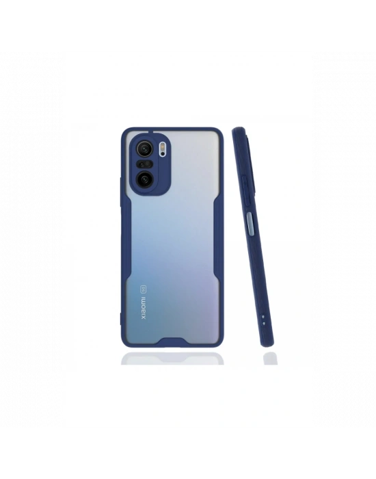 Newface Xiaomi Poco F3 Kılıf Platin Silikon - Lacivert