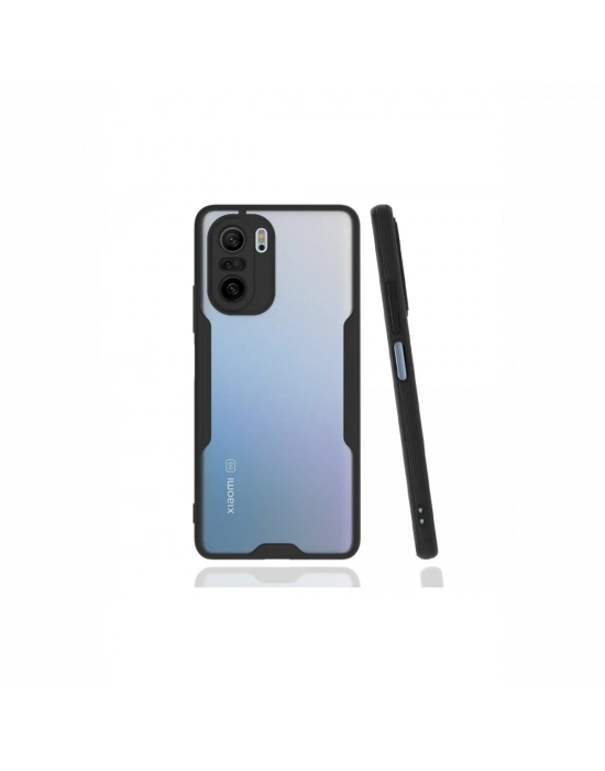 Newface Xiaomi Poco F3 Kılıf Platin Silikon - Siyah