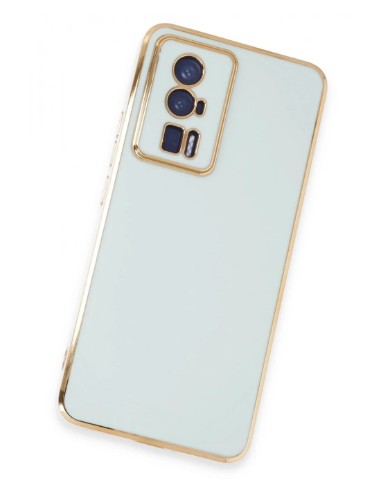 Newface Xiaomi Poco F5 Pro Kılıf Volet Silikon - Açık Yeşil