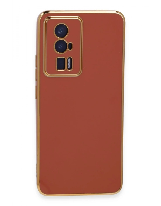 Newface Xiaomi Poco F5 Pro Kılıf Volet Silikon - Kırmızı