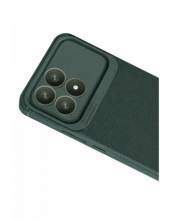 Newface Xiaomi Poco F8 Pro Auto Focus Karbon Kapak - Koyu Yeşil