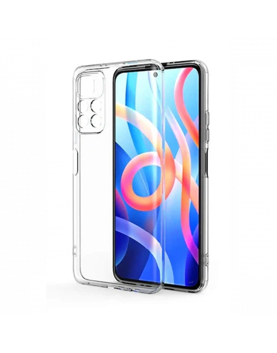 Newface Xiaomi Poco M4 Pro 4G Kılıf Lüx Şeffaf Silikon