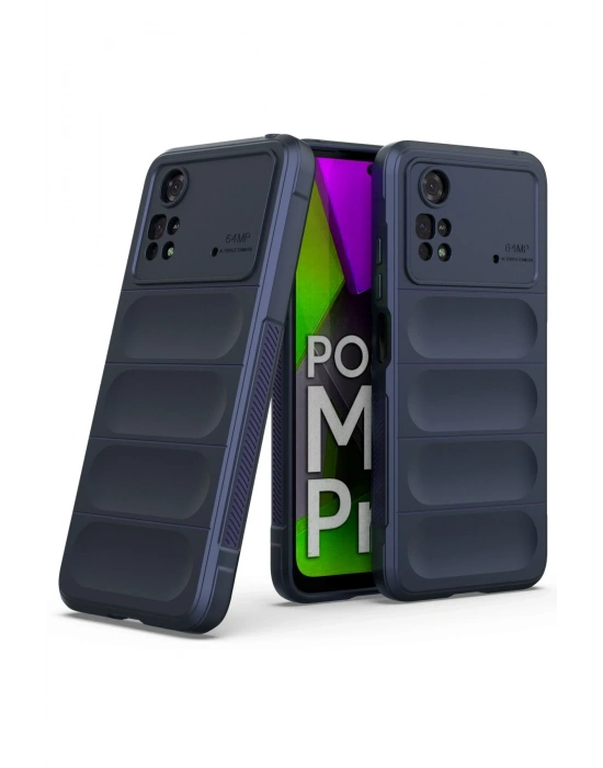 Newface Xiaomi Poco M4 Pro 4G Kılıf Optimum Silikon - Lacivert