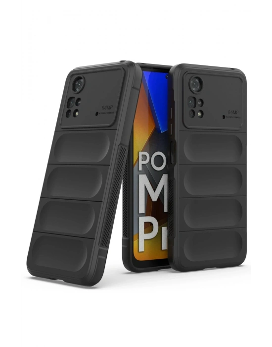 Newface Xiaomi Poco M4 Pro 4G Kılıf Optimum Silikon - Siyah