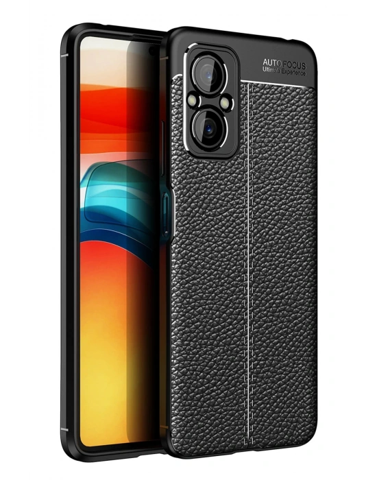Newface Xiaomi Poco M5 Kılıf Auto Focus Kapak - Siyah