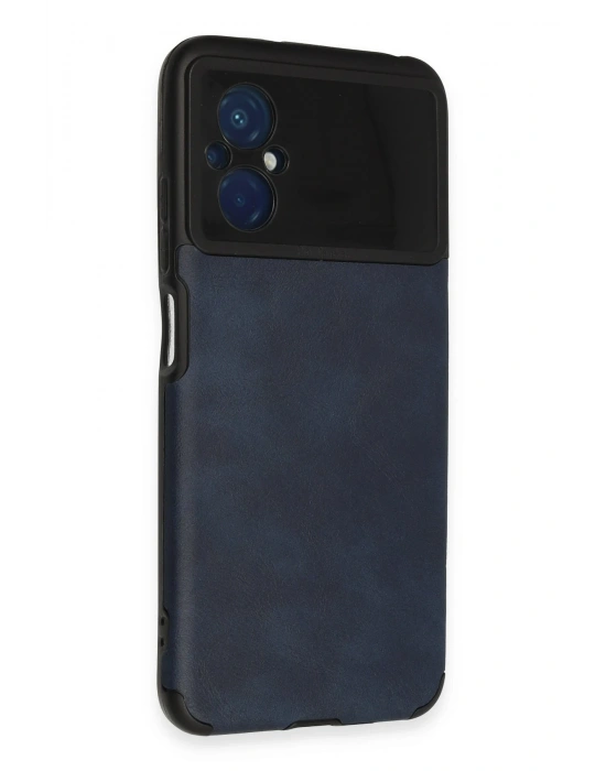 Newface Xiaomi Poco M5 Kılıf Loop Deri Silikon - Lacivert