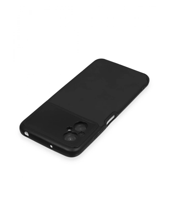 Newface Xiaomi Poco M5 Kılıf Loop Deri Silikon - Siyah