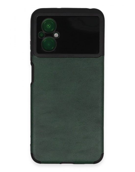 Newface Xiaomi Poco M5 Kılıf Loop Deri Silikon - Yeşil