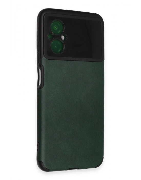 Newface Xiaomi Poco M5 Kılıf Loop Deri Silikon - Yeşil